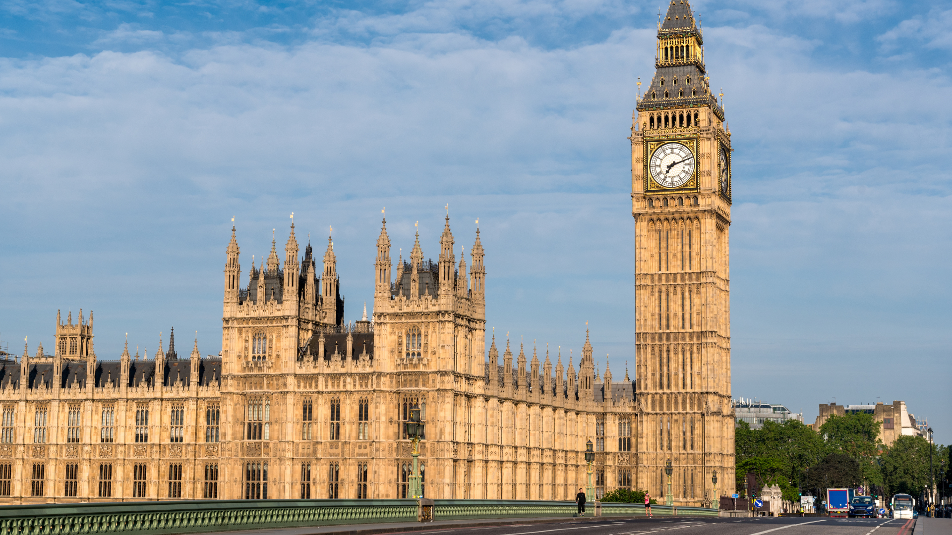 A view of the Houses of Parliament