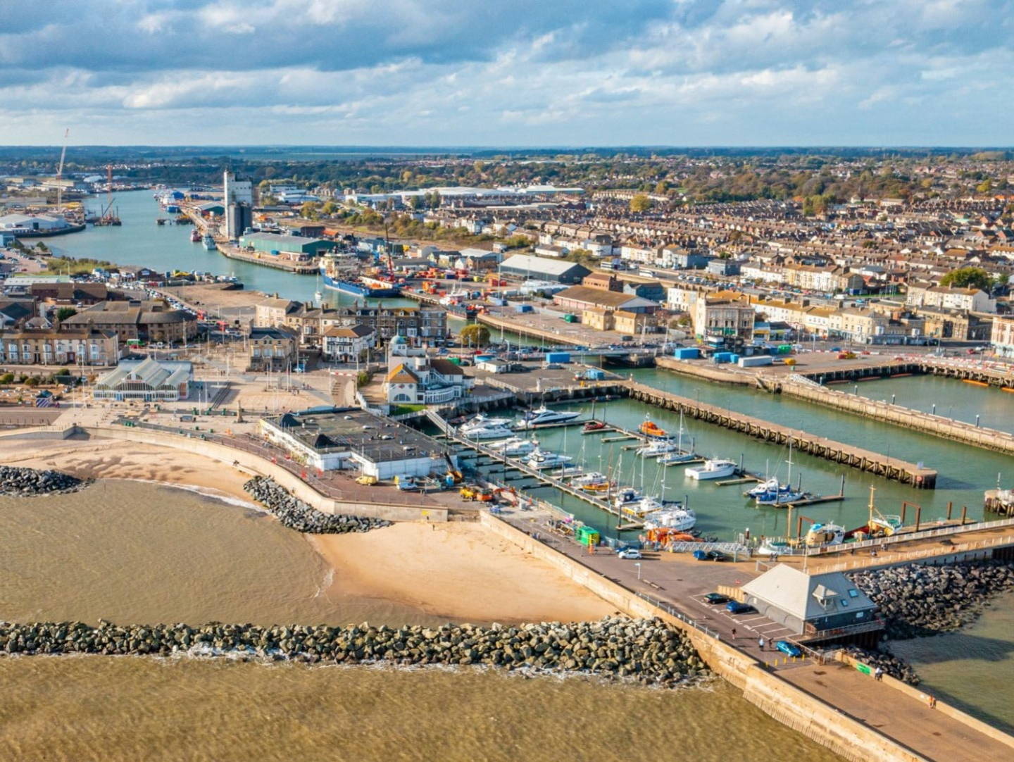 Lowestoft from above